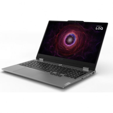 Ноутбук Lenovo LOQ 15ARP9 15.6" FHD AG, AMD R5-7235HS, 16GB, F512GB, NVD3050-6, DOS, сірий-17-зображення