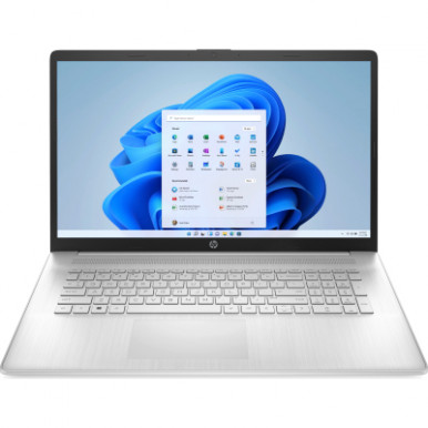 Ноутбук HP 17-cn2016ua 17.3" FHD IPS AG,Intel i3-1215U, 16GB, F512GB, UMA, DOS, сріблястий-5-зображення