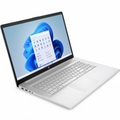 Ноутбук HP 17-cn2016ua 17.3" FHD IPS AG,Intel i3-1215U, 16GB, F512GB, UMA, DOS, сріблястий-6-зображення