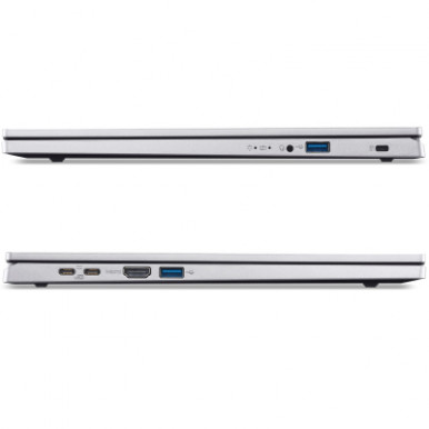 Ноутбук Acer Extensa EX215-57 15.6" FHD IPS, Intel i7-13620H, 16GB, F1TB, UMA, Lin, сріблястий-12-зображення