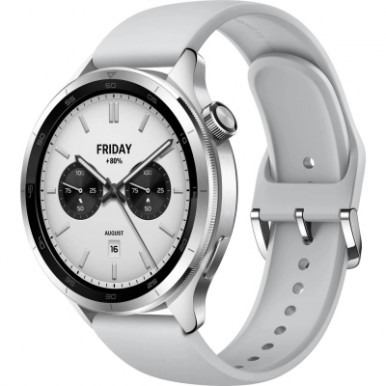 Смарт-часы Xiaomi Watch S4 Silver BHR9197GL (1126557)-3-изображение