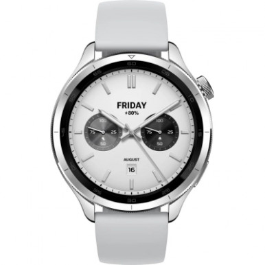 Смарт-часы Xiaomi Watch S4 Silver BHR9197GL (1126557)-4-изображение