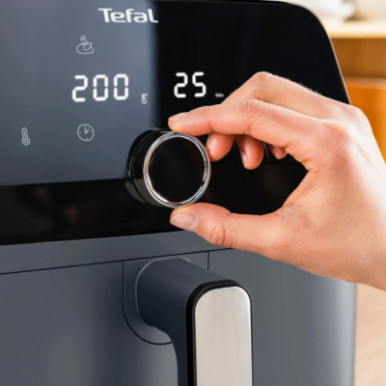Мультипіч Tefal Easy Fry Mega, 1700Вт, чаша-7.5л, сенсорне керув., 8 програм, пластик, темно-сірий-11-зображення