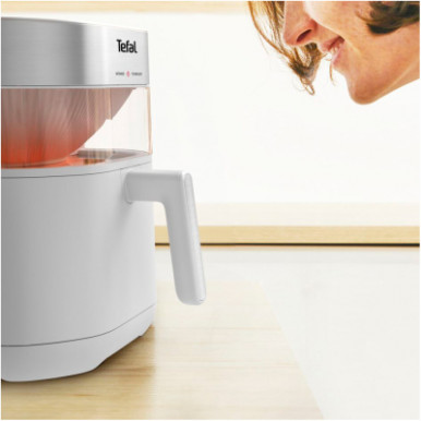 Мультипіч Tefal Easy Fry Infrared, 1500Вт, чаша-7л, сенсорне керув., 8 програм, з віконцем, пластик, світло-сірий-7-зображення