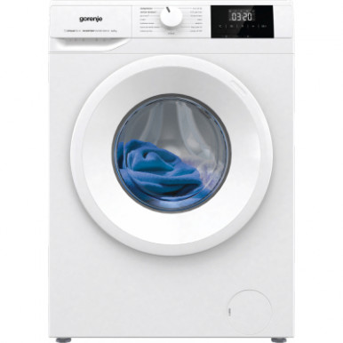 Пральна машина Gorenje фронтальна, 7кг, 1200, A+, 43.5см, дисплей, пар, інвертор, білий-3-зображення