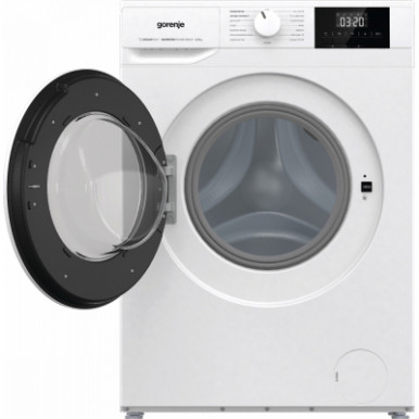 Пральна машина Gorenje фронтальна, 7кг, 1200, A+, 43.5см, дисплей, пар, інвертор, білий-4-зображення