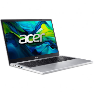 Ноутбук Acer Aspire Go AG15-32P 15.6" FHD IPS, Intel 3-N355, 8GB, F512GB, UMA, Lin, сріблястий-9-зображення