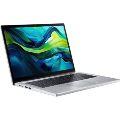 Ноутбук Acer Aspire Go Spin AGSP14-31PT 14" WUXGA IPS Touch, Intel 3-N355, 16GB, F512GB, UMA, Lin, сріблястий-16-зображення