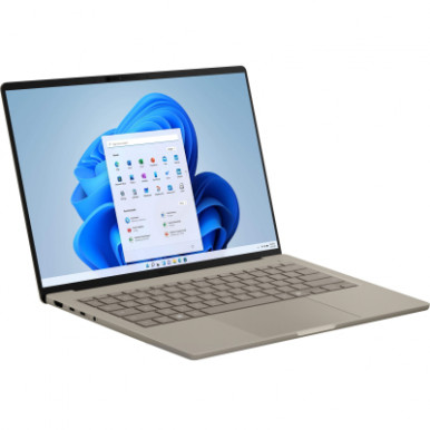 Ноутбук ASUS Zenbook A14 UX3407QA-QD305W 14" WUXGA OLED, Snapdragon X X1 26 100, 32GB, F1TB, UMA, Win11, Бежевий-16-зображення