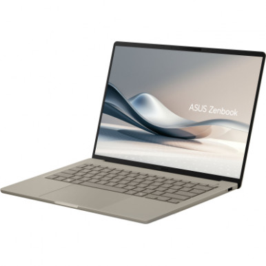 Ноутбук ASUS Zenbook A14 UX3407QA-QD305W 14" WUXGA OLED, Snapdragon X X1 26 100, 32GB, F1TB, UMA, Win11, Бежевий-17-зображення