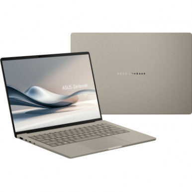 Ноутбук ASUS Zenbook A14 UX3407QA-QD305W 14" WUXGA OLED, Snapdragon X X1 26 100, 32GB, F1TB, UMA, Win11, Бежевий-22-зображення