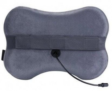Масажна подушка NAIPO Back and Neck (Ultra-soft Plush Fabric) для спини та шиї з підігрівом та додатковою функцією масажу Шиатцу (ультрам'яка плюшова тканина);модель - MGP-129M-5-зображення