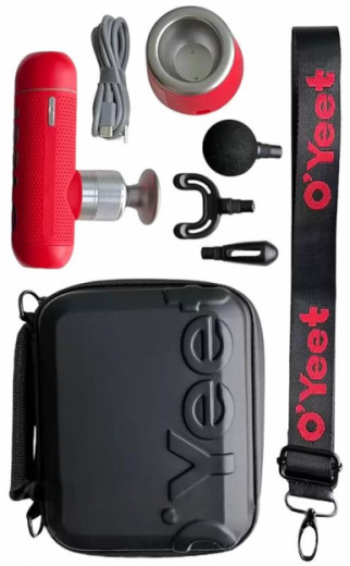 Перкусійний ручний масажер для тіла Oyeet NEX mini MG-M1 (Red)-22-зображення