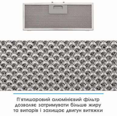Витяжка Eleyus URBAN 800 LED 52 BL-15-зображення