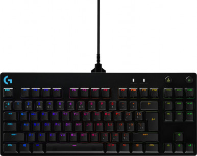 Клавіатура Logitech G PRO Mechanical Gaming USB Black (920-009392)-9-зображення