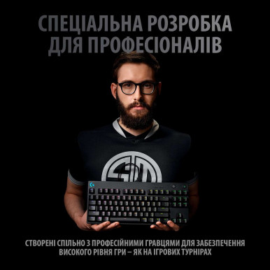 Клавіатура Logitech G PRO Mechanical Gaming USB Black (920-009392)-10-зображення