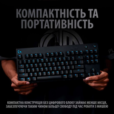 Клавіатура Logitech G PRO Mechanical Gaming USB Black (920-009392)-11-зображення
