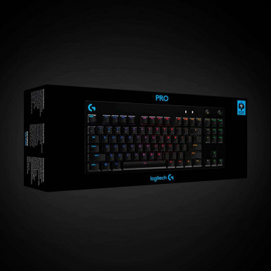 Клавіатура Logitech G PRO Mechanical Gaming USB Black (920-009392)-13-зображення