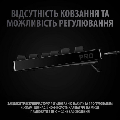 Клавіатура Logitech G PRO Mechanical Gaming USB Black (920-009392)-16-зображення