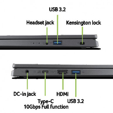 Ноутбук Acer Extensa 15 EX215-23-R373 (NX.EH3EU.01G) Steel Gray-11-изображение