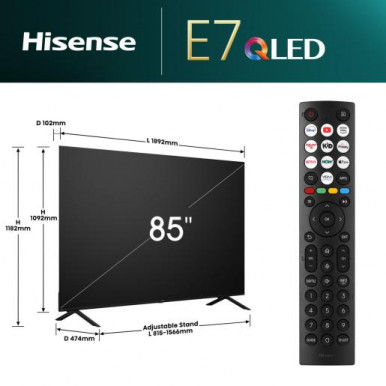 LED-телевизор Hisense 85E7NQ-11-изображение