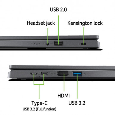 Ноутбук Acer Extensa 15 EX215-24-R3V8 (NX.EJ5EU.004) Steel Gray-11-зображення