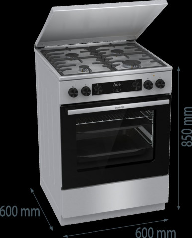 Комбінована плита Gorenje GKS6C71XF (FM6A4D-FPJDB)-22-зображення