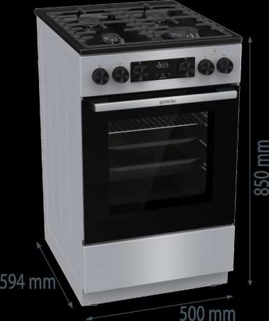 Комбінована плита Gorenje GK5C42SF (FM513D-FPD4B)-25-зображення