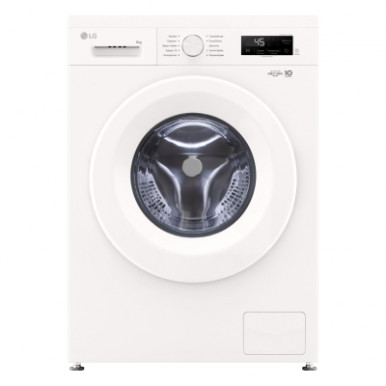 Пральна машина LG фронтальна, 6кг, 1200, A+++, 44см, дисплей, пара, інвертор, білий-21-зображення