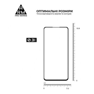 Стекло защитное Armorstandart Pro Xiaomi Redmi Note 14 4G Black (ARM79679)-9-изображение