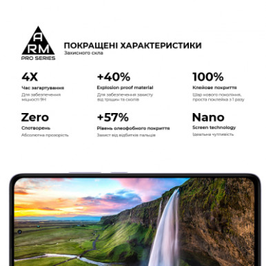 Стекло защитное Armorstandart Pro Xiaomi Redmi Note 14 4G Black (ARM79679)-11-изображение