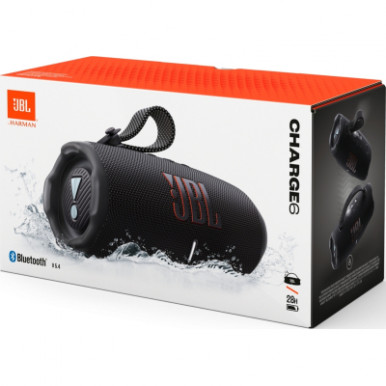 Акустична система JBL Charge 6 Чорний-13-зображення