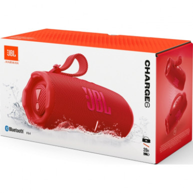 Акустична система JBL Charge 6 Червоний-13-зображення
