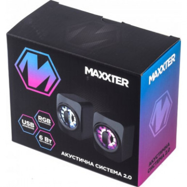 Акустична система Maxxter CSP-U005RGB USB Black (CSP-U005RGB)-9-зображення