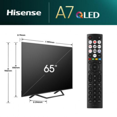 Телевізор HISENSE 65A7NQ-28-изображение