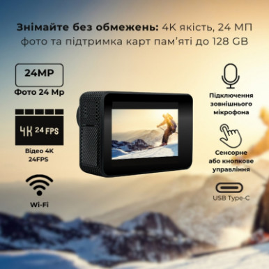 Екшн-камера AirOn ProCam 7 Black (4822356754468)-23-зображення
