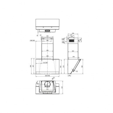 Вытяжка кухонная Gorenje WHI649B21S-16-изображение