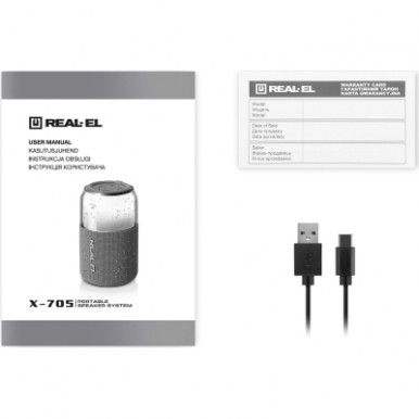 Акустична система REAL-EL X-705 Red (EL121600025)-14-зображення