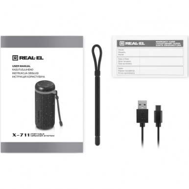 Акустична система REAL-EL X-711 Black (EL121600026)-13-зображення