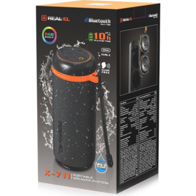 Акустична система REAL-EL X-711 Black (EL121600026)-14-зображення