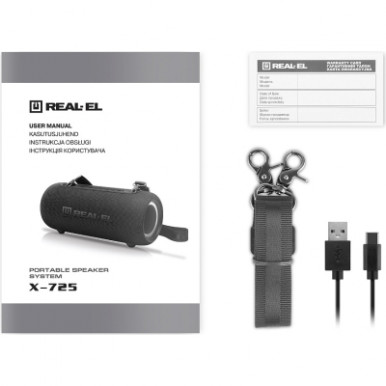Акустична система REAL-EL X-725 (EL121600028)-14-зображення