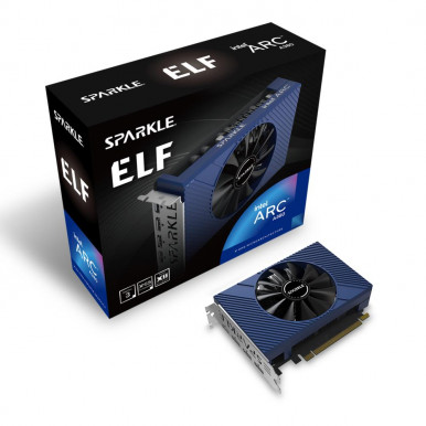Відеокарта PCIE16 ARC A380 6GB GDDR6 SA380E-6G SPARKLE-6-зображення