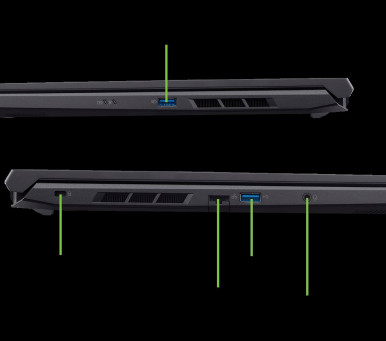 Ноутбук Acer Nitro V 16 ANV16-71-76CC (NH.QTQEU.004) Obsidian black-15-зображення