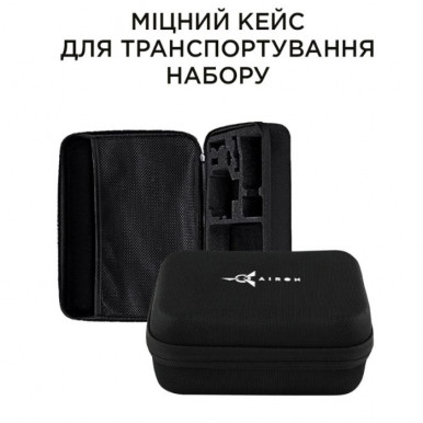 Екшн-камера AIRON ProCam 7 Black: Набір тактичний з аксесуарами-14-зображення