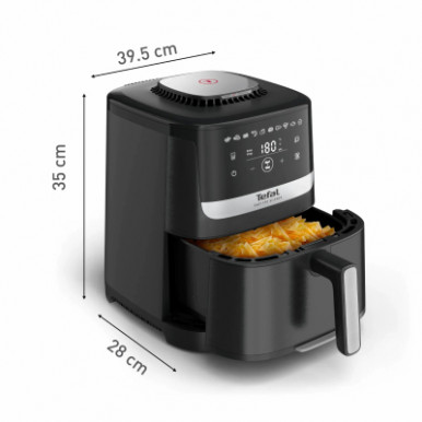 Мультипіч Tefal Easy Fry Silence, 1670Вт, чаша-5л, сенсорне керув., 10 програм, пластик, чорний-17-зображення
