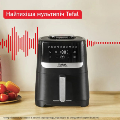 Мультипіч Tefal Easy Fry Silence, 1670Вт, чаша-5л, сенсорне керув., 10 програм, пластик, чорний-19-зображення