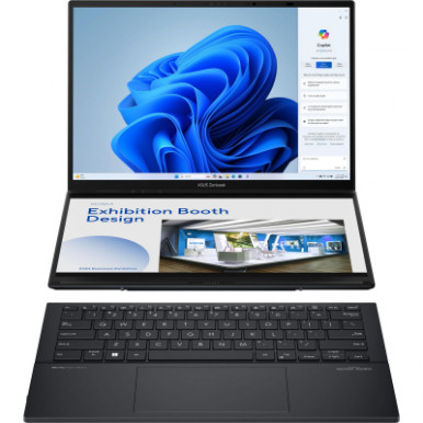 Ноутбук ASUS Zenbook DUO UX8406CA-QL214X 14" FHD OLED, Intel Ultra 7 255H, 32GB, F2TB, UMA, Win11P, Сірий-27-зображення