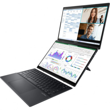 Ноутбук ASUS Zenbook DUO UX8406CA-QL214X 14" FHD OLED, Intel Ultra 7 255H, 32GB, F2TB, UMA, Win11P, Сірий-47-зображення