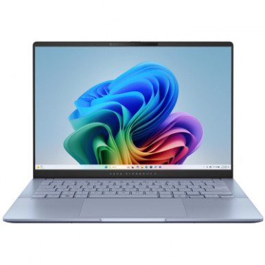 Ноутбук ASUS Vivobook S 14 S5406SA-PP113 14" 3K OLED, Intel Ultra 5 226V, 16GB, F1TB, UMA, NoOS, Блакитний-8-зображення