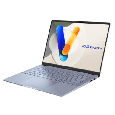 Ноутбук ASUS Vivobook S 14 S5406SA-PP113 14" 3K OLED, Intel Ultra 5 226V, 16GB, F1TB, UMA, NoOS, Блакитний-10-зображення